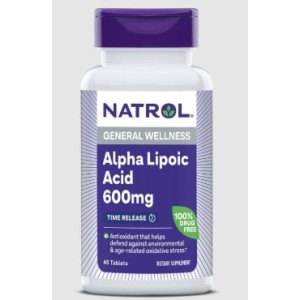 Natrol Alpha Lipoic Acid /Time Release/ 600 мг / 45 таблетки