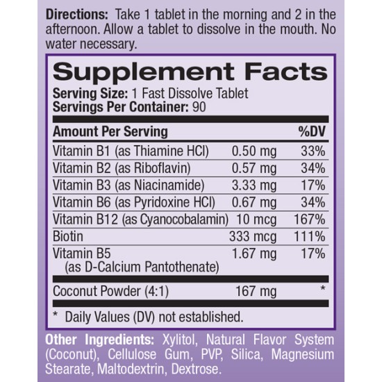 Natrol B Complex Fast Dissolve 90 таблетки на супер цена