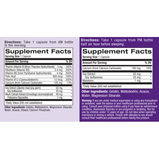 Natrol Complete Balance for Menopause AM/PM 2х30 капсули на изгодни цени Natrol Complete Balance for Menopause AM/PM 2х30 капсули на супер цена