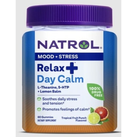 Natrol Relaxia Day Calm 60 дъвчащи таблетки на супер цена