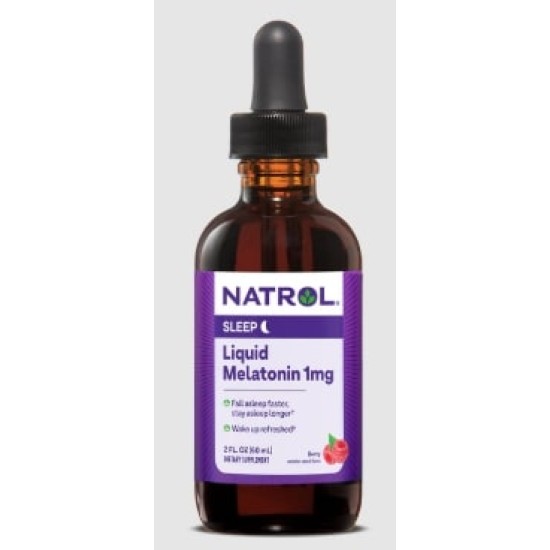 Natrol Melatonin 1 мг - Liquid 60 мл на супер цена