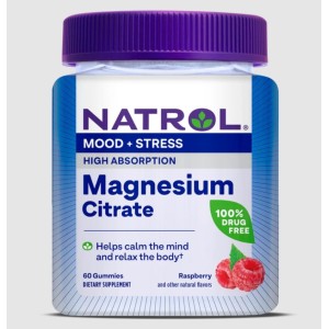 Natrol Magnesium Citrate 60 дъвчащи таблетки Natrol Magnesium Citrate 60 дъвчащи таблетки