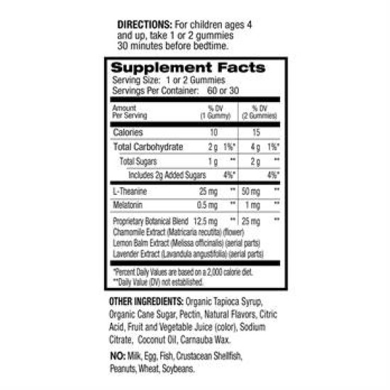 Natrol Kids Sleep+ Calm Gummies 60 дъвчащи таблетки на супер цена