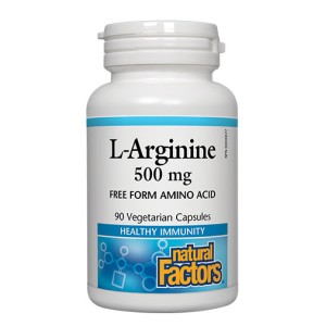NATURAL FACTORS L-Arginine 500 мг / 90 капсули