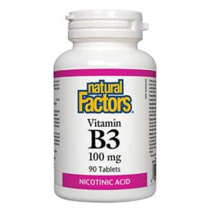 NATURAL FACTORS Vitamin B3 100 мг / 90 капсули