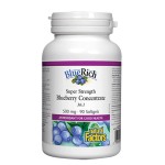 NATURAL FACTORS BlueRich Super Strength Blueberry Concentrate / 90 гел капсули на супер цена