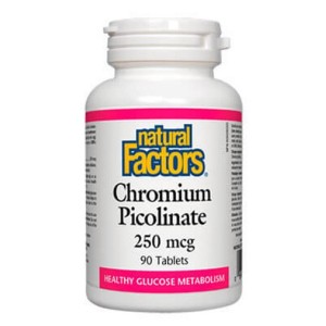 NATURAL FACTORS Chromium Picolinate / 90 таблетки