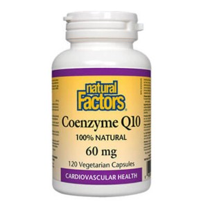 NATURAL FACTORS Coenzyme Q10 60 мг / 120 капсули