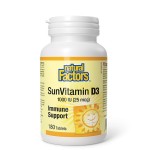 NATURAL FACTORS Vitamin D3 1000 IU / 180 таблетки на супер цена