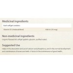 NATURAL FACTORS Vitamin D3 1000 IU / 360 гел капсули на супер цена