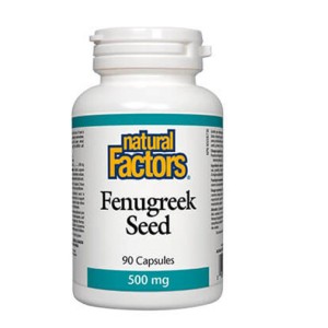 NATURAL FACTORS Fenugreek Seed 500 мг / 90 капсули