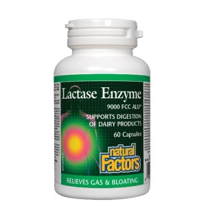 NATURAL FACTORS Lactase Enzyme / 60 капсули