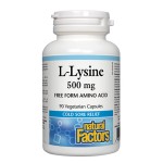 NATURAL FACTORS L-Lysine 500 мг / 90 капсули на изгодни цени NATURAL FACTORS L-Lysine 500 мг / 90 капсули на супер цена