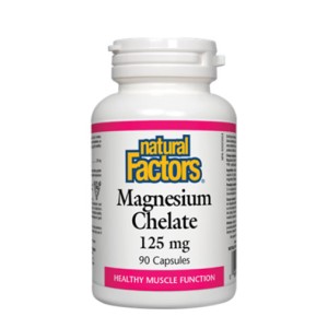 NATURAL FACTORS Magnesium Chelate 125 мг / 90 капсули