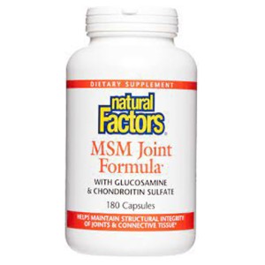 NATURAL FACTORS MSM Joint Formula / 180 капсули