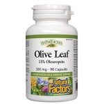 NATURAL FACTORS Olive Leaf 500 мг / 90 капсули на супер цена