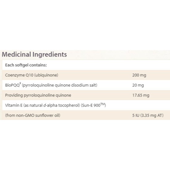 NATURAL FACTORS PQQ - 10 / 30 гел капсули на изгодни цени NATURAL FACTORS PQQ - 10 / 30 гел капсули на супер цена