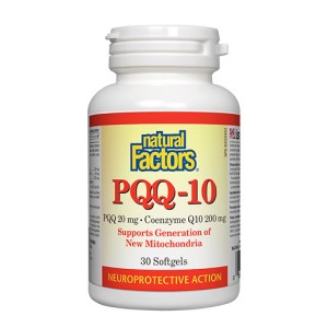 NATURAL FACTORS PQQ - 10 / 30 гел капсули
