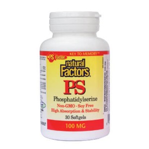 NATURAL FACTORS PS Phosphatidyl 100 мг / 30 гел капсули