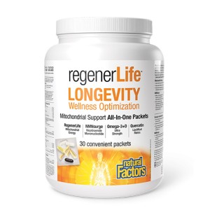 NATURAL FACTORS Regener Life - Longevity / 30 пакета