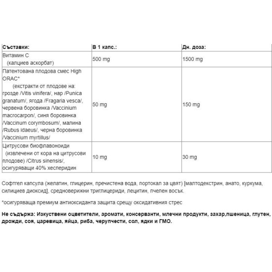 NATURAL FACTORS Regener Life - Liposomal Vitamin C 500 мг / 120 гел капсули на супер цена