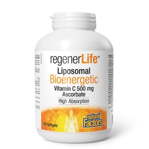 NATURAL FACTORS Regener Life - Liposomal Vitamin C 500 мг / 120 гел капсули