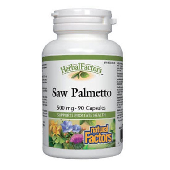 NATURAL FACTORS Saw Palmetto 500 мг / 90 капсули на супер цена