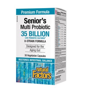 NATURAL FACTORS Senior's Multi Probiotic / 30 капсули