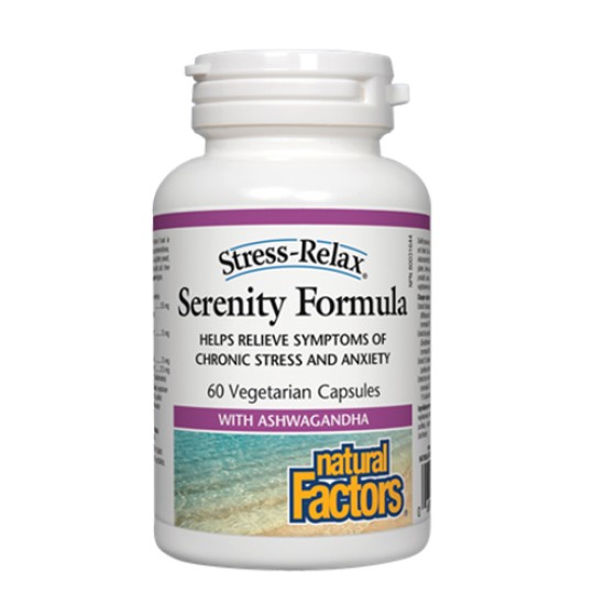 NATURAL FACTORS Stress-Relax Serenity Formula 60 капсули на изгодни цени NATURAL FACTORS Stress-Relax Serenity Formula 60 капсули на супер цена