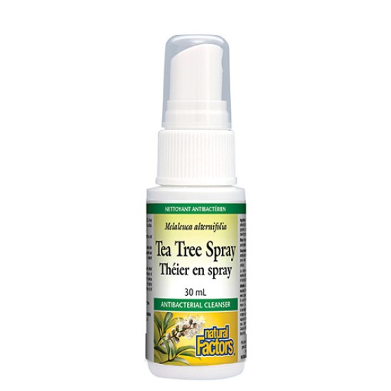 NATURAL FACTORS Tea Tree Spray / 30 мл на супер цена
