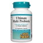 NATURAL FACTORS Ultimate Multi Probiotic / 60 капсули на супер цена