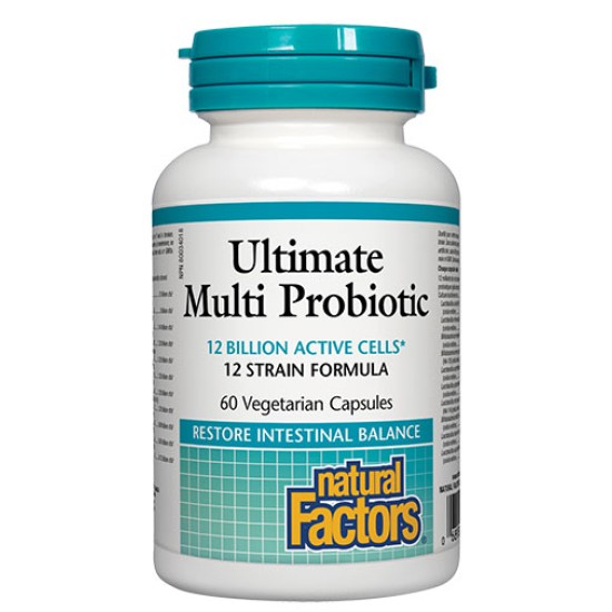 NATURAL FACTORS Ultimate Multi Probiotic / 60 капсули на супер цена