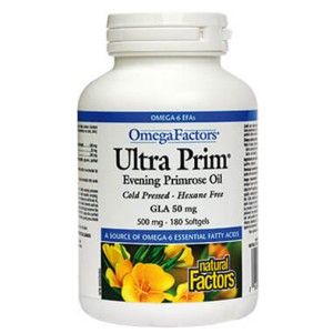 NATURAL FACTORS Ultra Prim 500 мг / 180 гел капсули