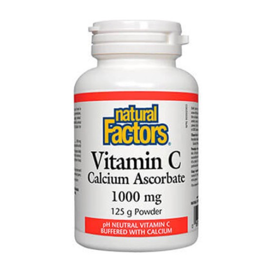 NATURAL FACTORS Vitamin C Calcium Ascorbate 125 гр на супер цена