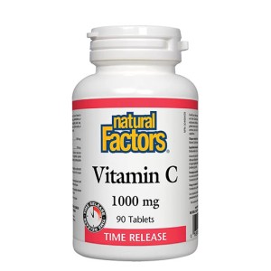 NATURAL FACTORS Vitamin C 1000 мг Time Release / 90 таблетки