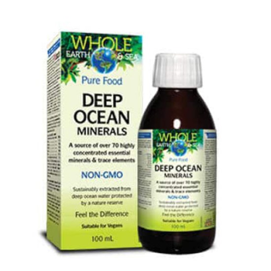 NATURAL FACTORS Whole Earth & Sea Deep Ocean Minerals / 100 мл на супер цена