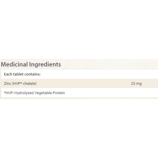 Natural Factors Zinc Chelate / 25 мг 90 таблетки на супер цена