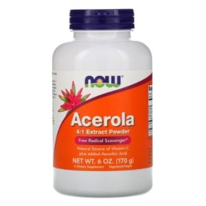 NOW Acerola 4:1 Extract Powder 170 гр
