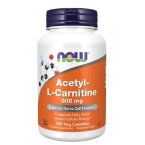 NOW Acetyl L-Carnitine 200 капсули