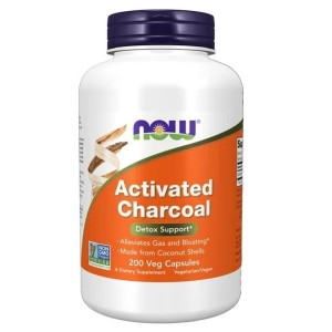 NOW Activated Charcoal 280 мг / 200 капсули