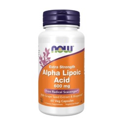 NOW Alpha Lipoic Acid 600 мг / 60 капсули NOW Alpha Lipoic Acid 600 мг / 60 капсули