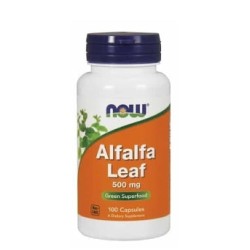 NOW Alfalfa Leaf 500 мг / 100 капсули