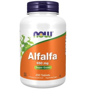 NOW Alfalfa 650 мг / 250 таблетки NOW Alfalfa 650 мг / 250 таблетки