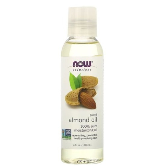 NOW Sweet Almond Oil | 100% Pure Moisturizing Oil 118 мл на изгодни цени NOW Sweet Almond Oil | 100% Pure Moisturizing Oil 118 мл на супер цена
