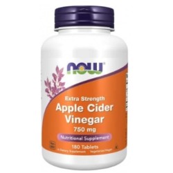 NOW Foods Apple Cider Vinegar 750 мг | Extra Strength 180 таблетки NOW Foods Apple Cider Vinegar 750 мг | Extra Strength 180 таблетки
