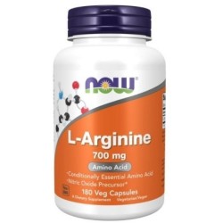 NOW L-Arginine 700 мг / 180 капсули