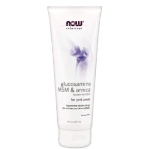NOW Glucosamine, MSM & Arnica Liposome Lotion 237 мл