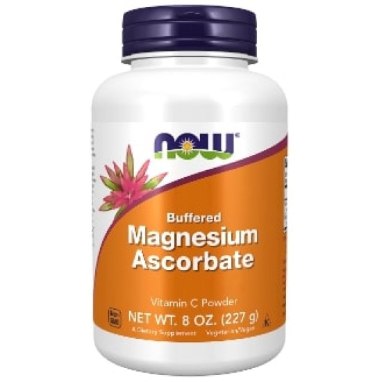 NOW Magnesium Ascorbate Powder | Pure, Buffered Vitamin C 227 гр на супер цена