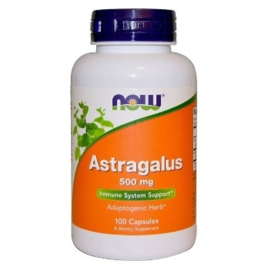 NOW Astragalus 500 мг / 100 капсули на супер цена