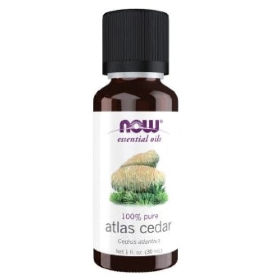 NOW Atlas Cedar Oil | 100% Pure Cedrus Atlantica 30 мл на супер цена